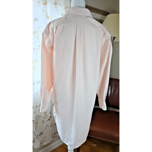 Polo Ralph Lauren Stripe Oxford Shirt Dress Pink/White S Preppy Designer - Picture 4 of 10